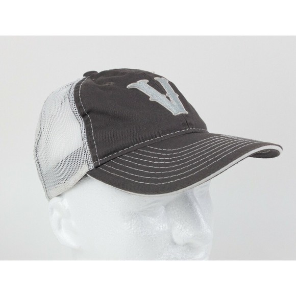 Matched Pair of Monogram "V" Snap Back Baseball Mesh Hats Caps by Outdoor Cap - Picture 8 of 12